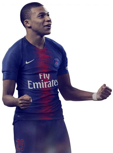 Mbappé began his senior career with ligue 1 club monaco, making his professional debut in 2015, aged 16. Kylian Mbappé football render - 46045 - FootyRenders