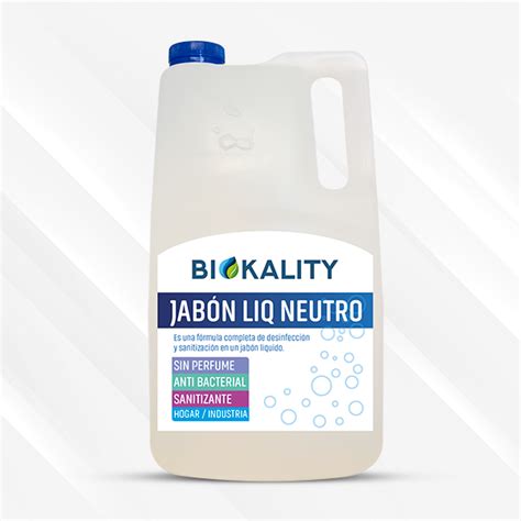 Jabón liquido Neutro Galón - BIOKALITY