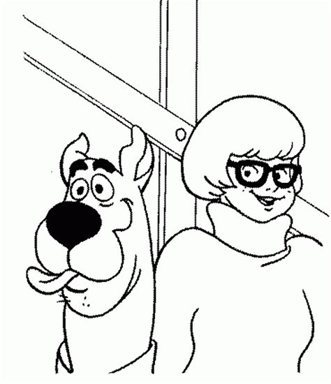 Velma And Scooby Doo Colouring Pages Clip Art Library