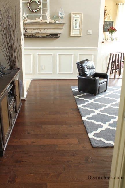 It can also make your floors a beautiful design element in their own right, particularly with interesting patterns. RENEW WITH COLOR | Rugs in living room, Hardwood floors ...