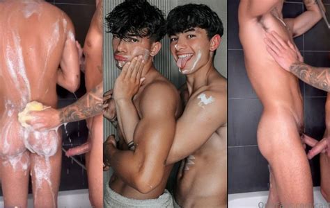 Castro Twins Castrofire Shower And Jerk Off Together Just The Gays