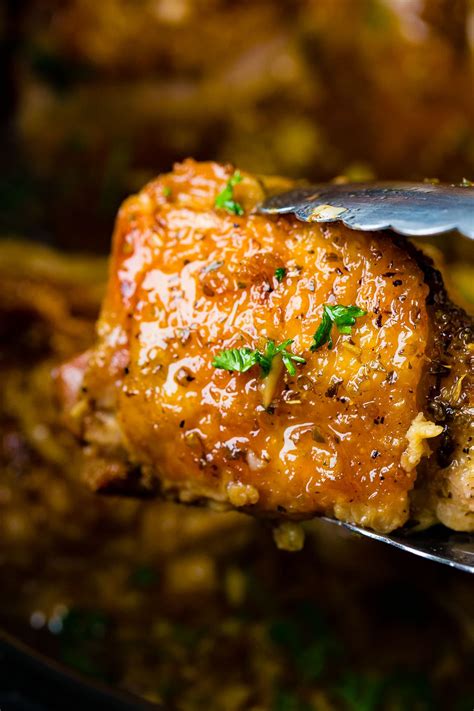 Garlicky Slow Cooker Chicken Recipe Super Easy Oh Sweet Basil