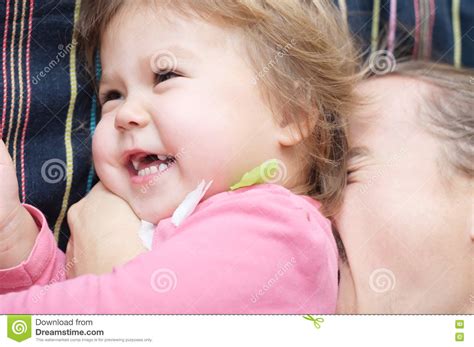 Happy Kid And Dad Having Fun Stock Image Image Of Lively Lucky 79366019