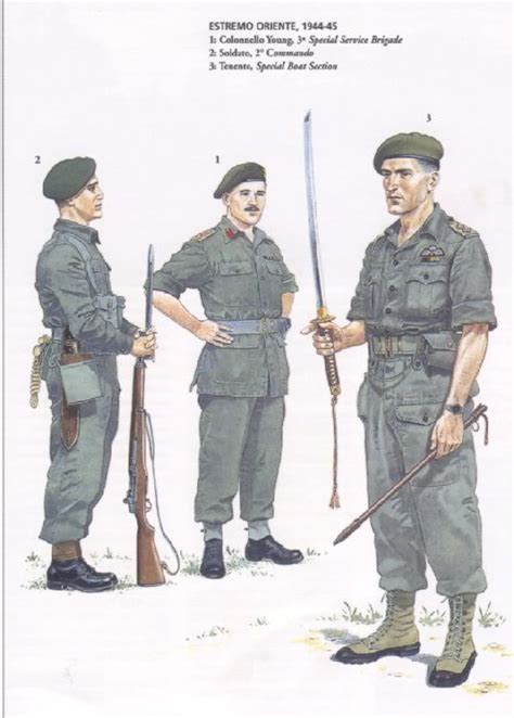 British Army Far East 1944 45 1 Colonel Young Special Service