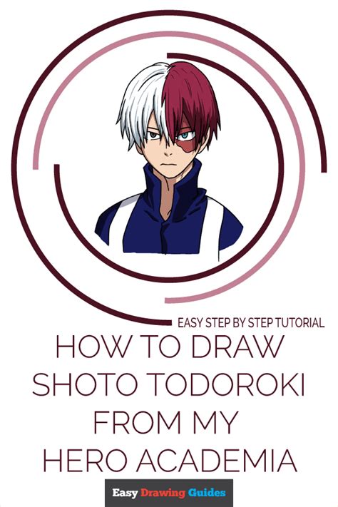 Learn How To Draw Shoto Todoroki From My Hero Academia Easy Step By