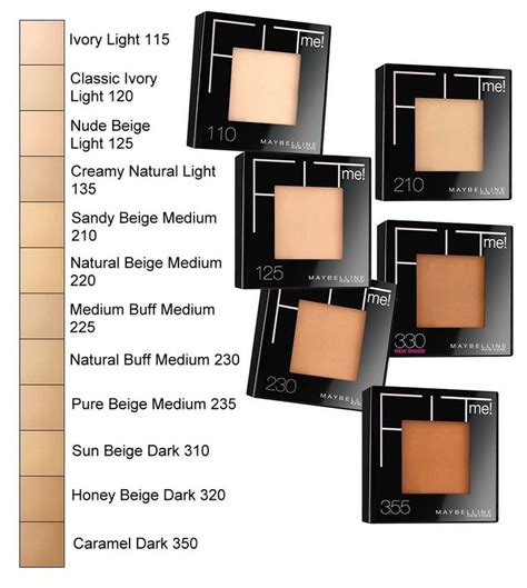 Maybelline Fit Me Powder Foundation Shades Homecare24