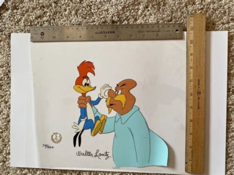 Woody Woodpecker Animation Cel 8x6 Signed Walter Lantz 72 Of 500 Ebay