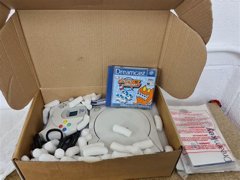 Sega Dreamcast Console With Vmu And Chuchu Rocket In A Customised Box