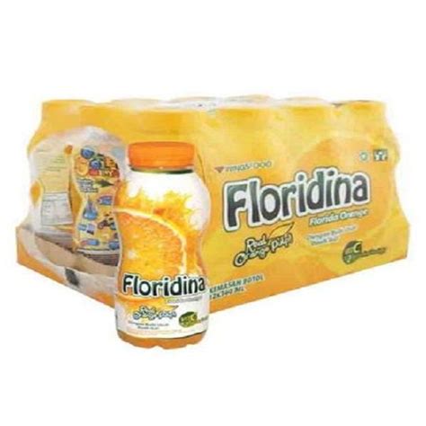 Floridina Florida Orange Minuman Botol 350ml 1 Pak Isi 12 Pcs Lazada
