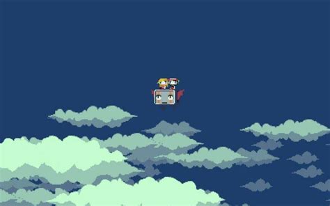 Cave Story Pixels Sky Quote Curly Brace Video Games Wallpapers Hd Desktop And Mobile