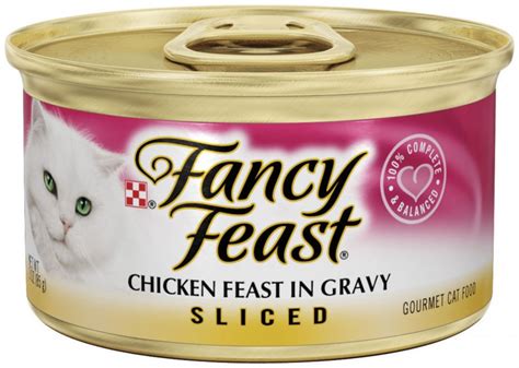 Maybe you would like to learn more about one of these? Fancy Feast Sliced Chicken Feast in Gravy Canned Cat Food ...
