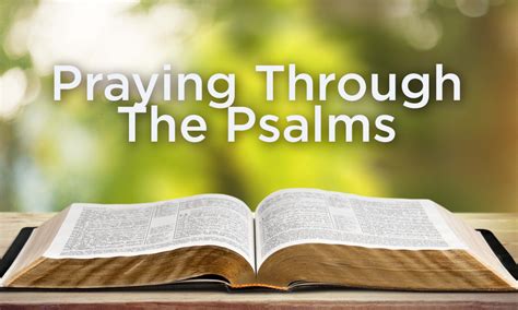 Praying Through The Psalms Lutheran Church Of The Cross