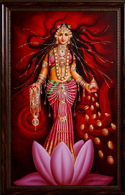 Lakshmi The Goddess Of Abundance Exotic India Art