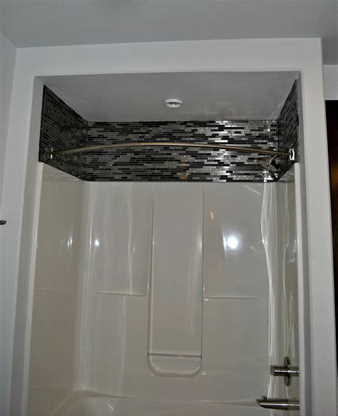 A Pre Fab Shower Can Be Made To Look New And Dressed Up By Adding Stone