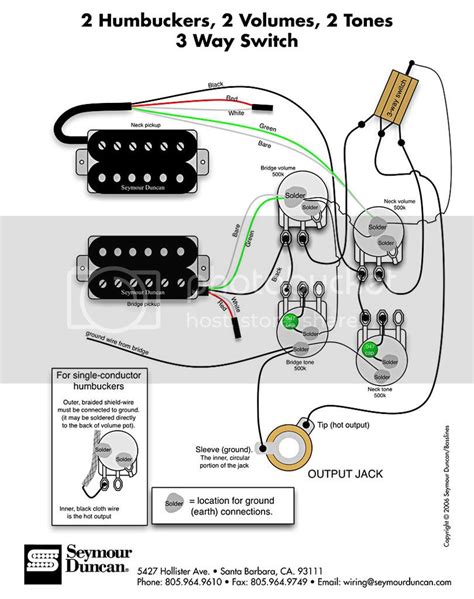 Seymour duncan has created an insanely large database of pickup wiring diagrams that cover every imaginable combination. HELP!! Wiring Problem Seymour Duncan pickups - Gibson Brands Forums