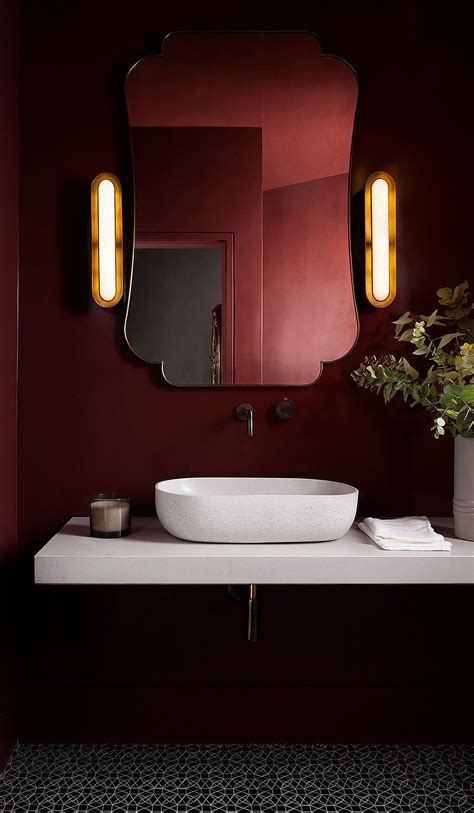 Going Bold 20 Contemporary Powder Rooms In 10 Spectacular Colors My