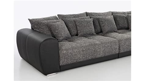 Design strick pouf leeds 50cm grau baumwolle handgearbeitetes sitzkissen. Big Sofa SAM Polstermöbel XXL Sofa in schwarz grau 310 cm