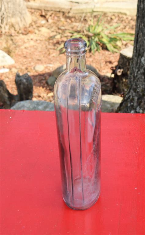 Vintage Warranted Flask Bottle From An Old New England Home Etsy