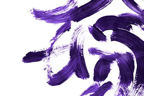 Purple Paint Brush Strokes Stock Photo Download Image Now Abstract