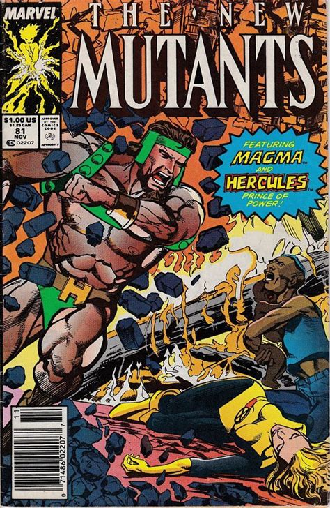 New Mutants 81 1983 1st Series November 1989 Marvel Marvel Comic