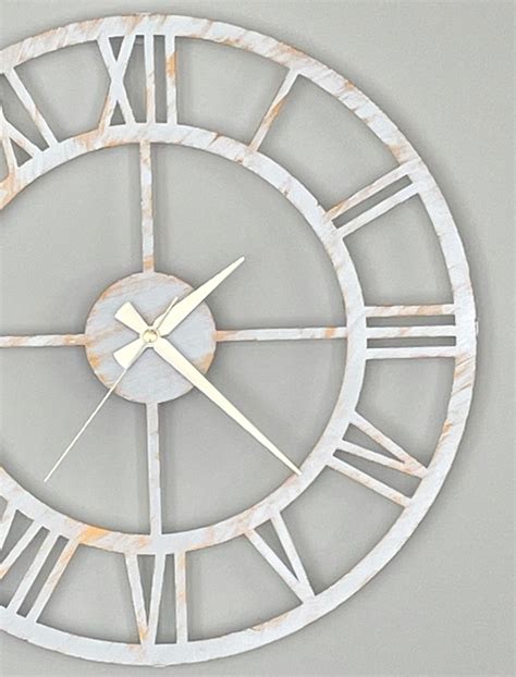Classico Wall Clock Antique White Antaquia