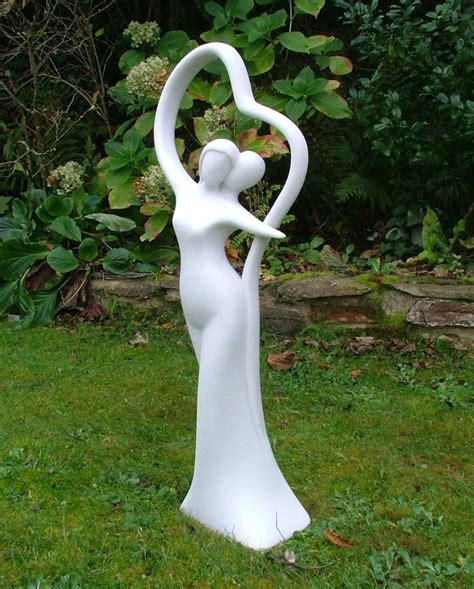 Modern Romance 80cm Marble Resin Garden Statue