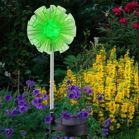 Garten lampe post puppenhaus miniaturen 12. Design LED Solar Außen Steck Erdspieß Lampe Garten ...