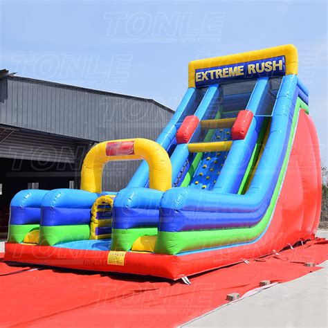 Inflatable Vertical Extreme Rush Slide