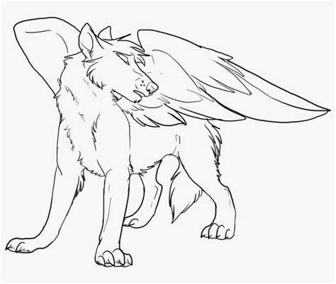 Con estos dibujos para niños los pequeños sí van a poder hacerlo, pudiendo incluso. 11 Pics Of Anime Wolves With Wings Coloring Pages - Imagenes De Lobos Para Dibujar PNG Image ...