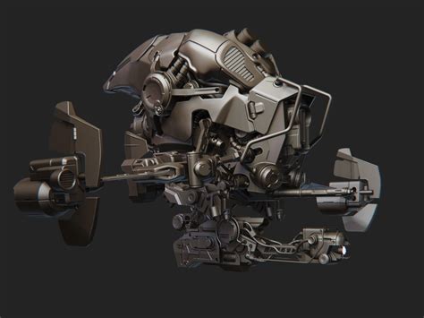 3d Sci Fi Drone Concept Cgtrader