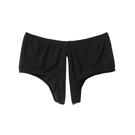 Open Crotch Panties Women Open Crotch Panties Zip Zip Open Panties