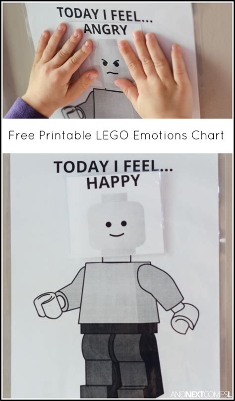 Free Printable Lego Feelings Chart Printable Templates