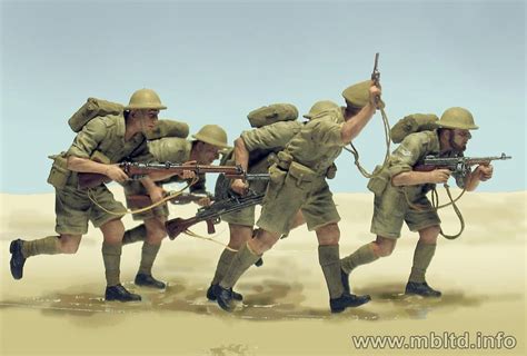 British Infantry In Action North Africa 1941 1943