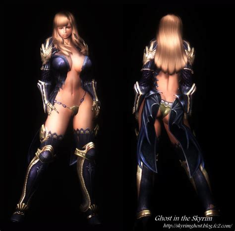 Ghost in the Skyrim MODTera Armor Collection for CHSBHC スカイリム 女戦士 戦士