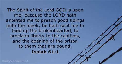 Isaiah 611 Bible Verse Kjv