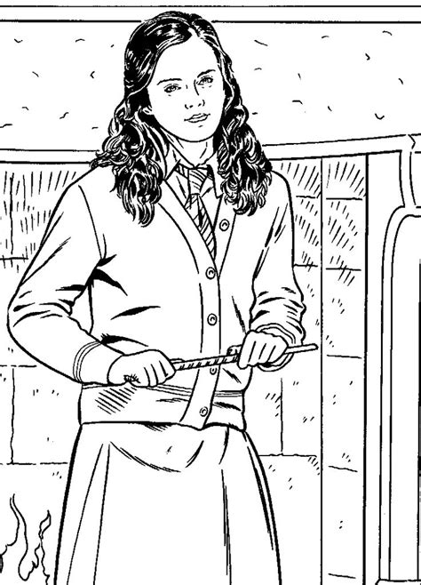 The first one above is the pictures of the three friends; Hermione Granger Coloring Pages at GetDrawings | Free download