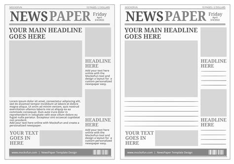 Newspaper Layout Design