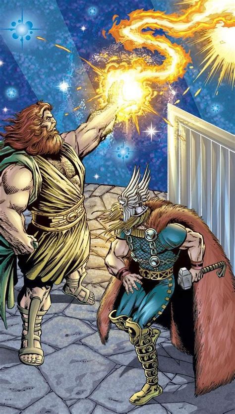 Thor And Zeus By Jim Starlin Arte Lobisomem Arte Em Quadrinhos