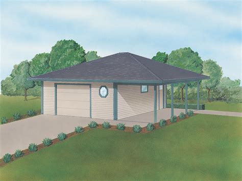 Agnes Garage And Carport Plan 064D-6001 | House Plans and More