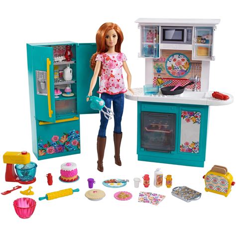 Barbie Gbg53 Pioneer Woman Ree Drummond Kitchen Playset With Cooking