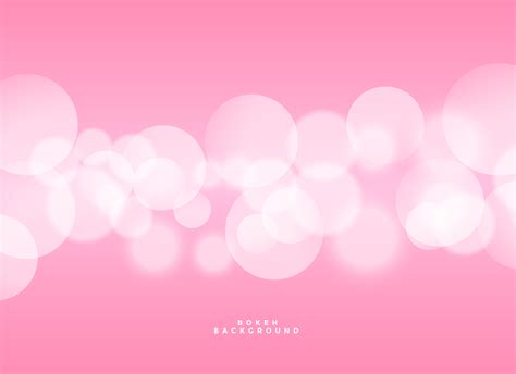 Elegant Pink Bokeh Background Design Download Free Vector Art Stock