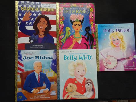 5 Famous People From Little Golden Books Etsy