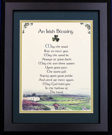 Irish Blessing May The Road Rise 16x20