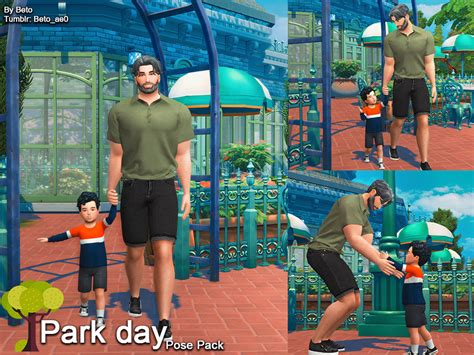 The Sims Resource Park Day Pose Pack