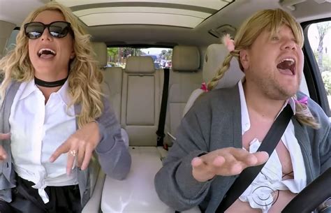 Video Britney Spears Ambiance Le Carpool Karaoke De James Corden Le Parisien
