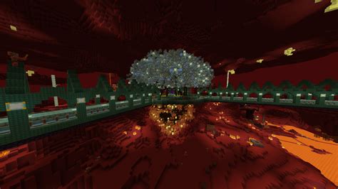 Just Finished Our Nether Hub Rminecraft