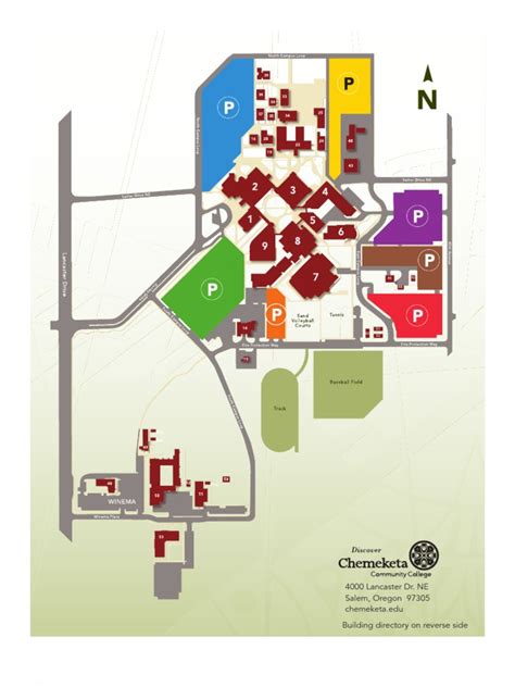 Chemeketa Community College Campus Map Pdf Classroom Distance