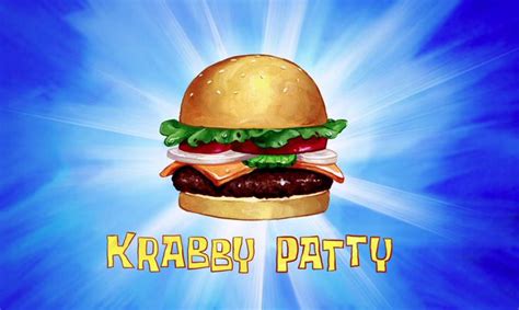Cartoon Burgers You Wished Were Real Spongebob Crabby Patties Patties