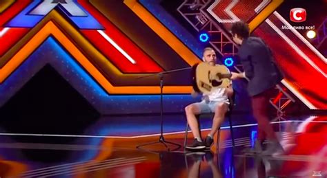 watch judge breaks contestant s guitar on x factor ukraine