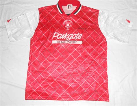 For commercial activities follow @commercialrufc. Rotherham United Home football shirt 1997 - 1998 ...